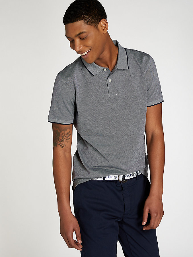 mercerized cotton polo