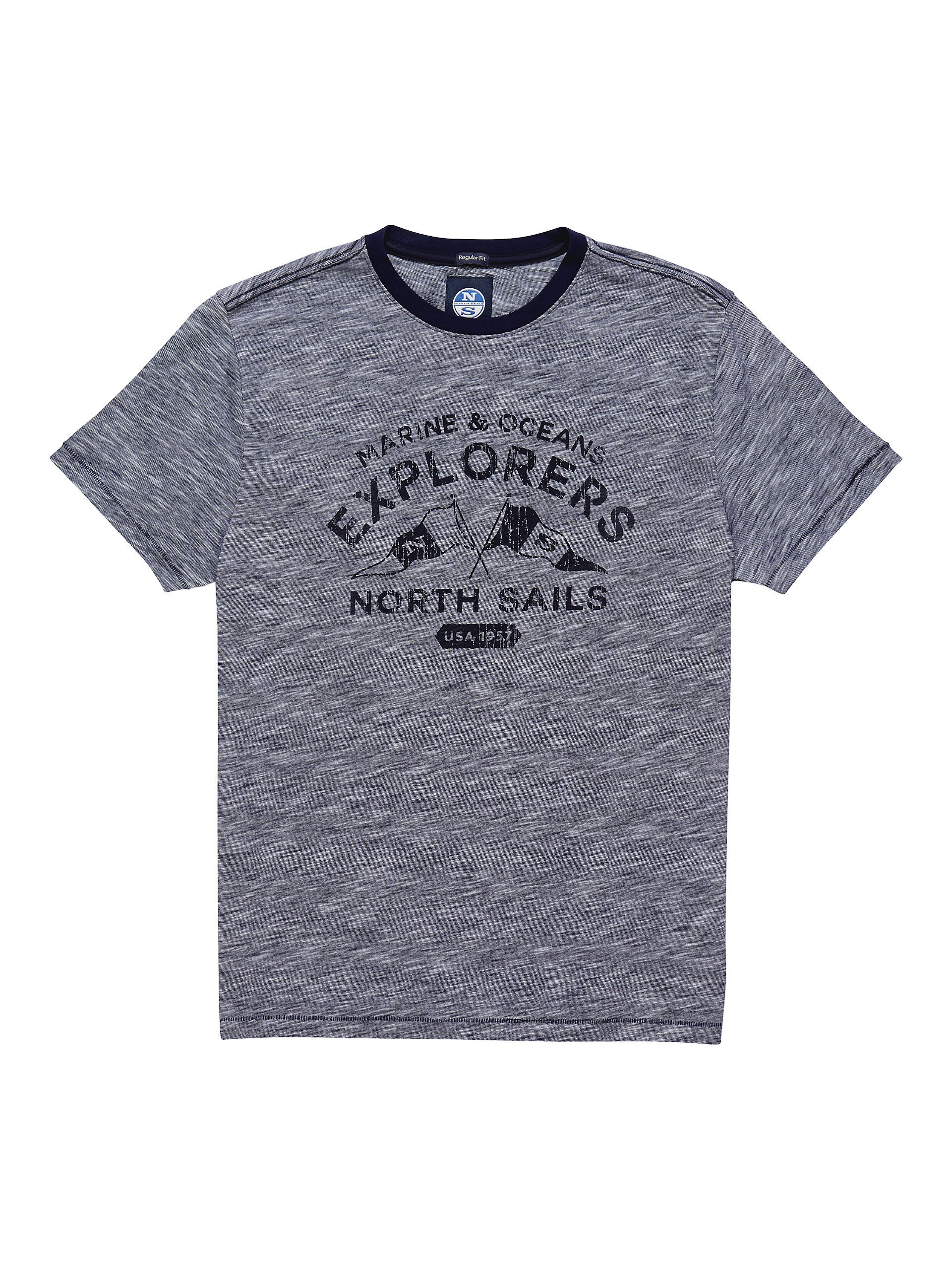 Two Tones Slub T-Shirt 692189 Two Tones Slub T-Shirt 692189