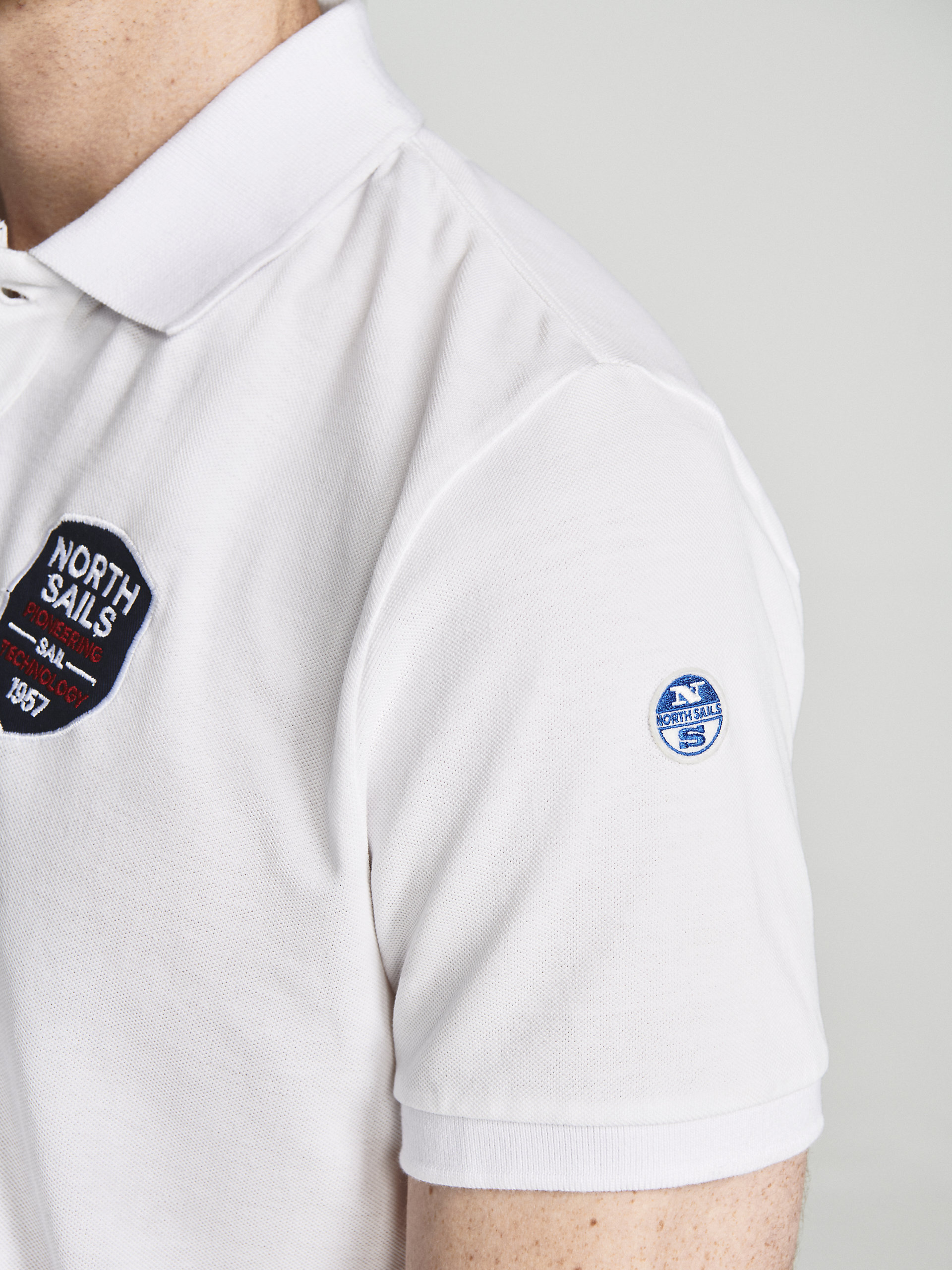 NORTH SAILS Polo in Cotone con Patch