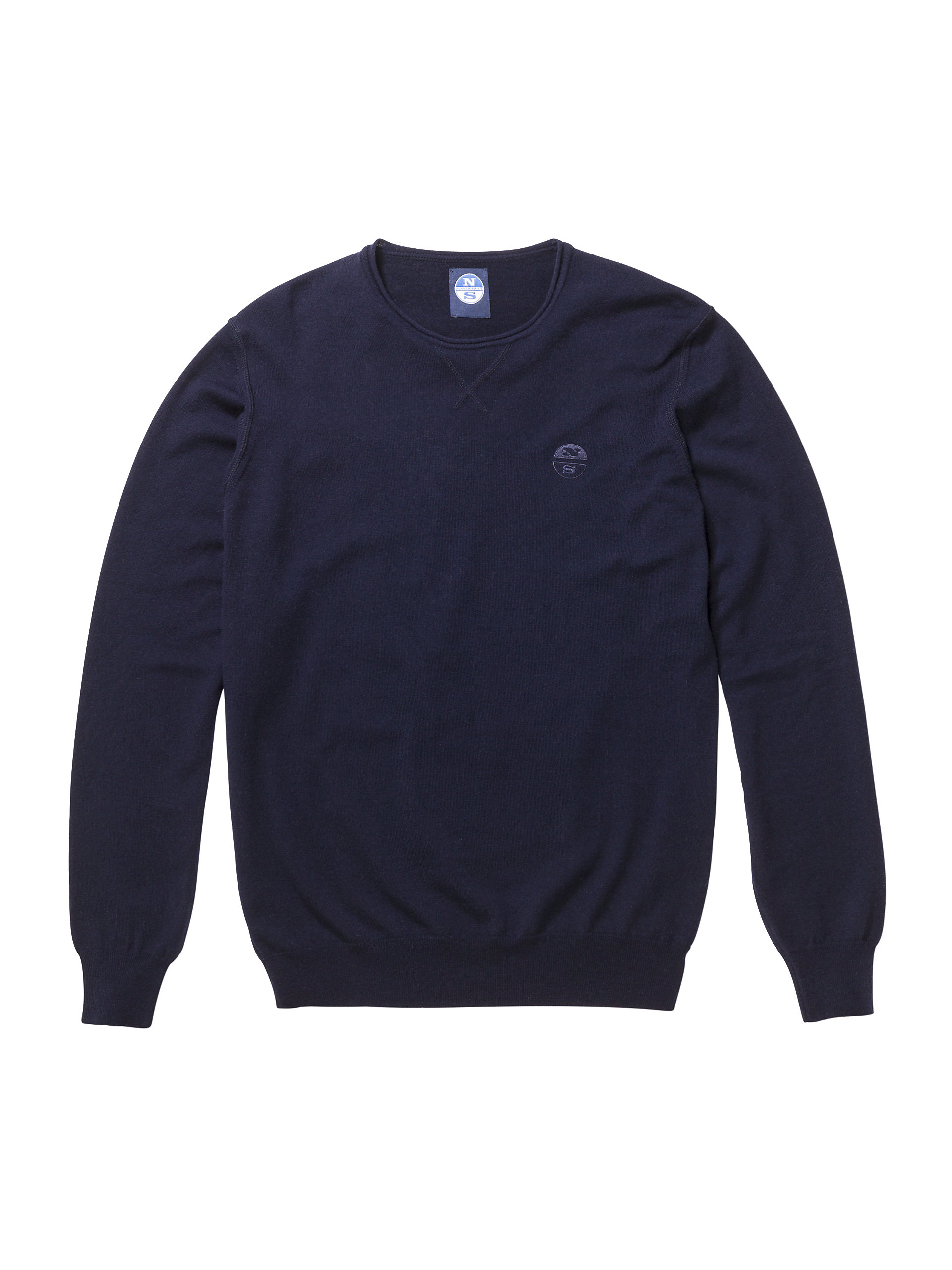 North Sails Herren Strecken Merino Wollpullover Mit Rundhalsausschnitt- North Sails Herren Strecken Merino Wollpullover Mit Rundhalsausschnitt-