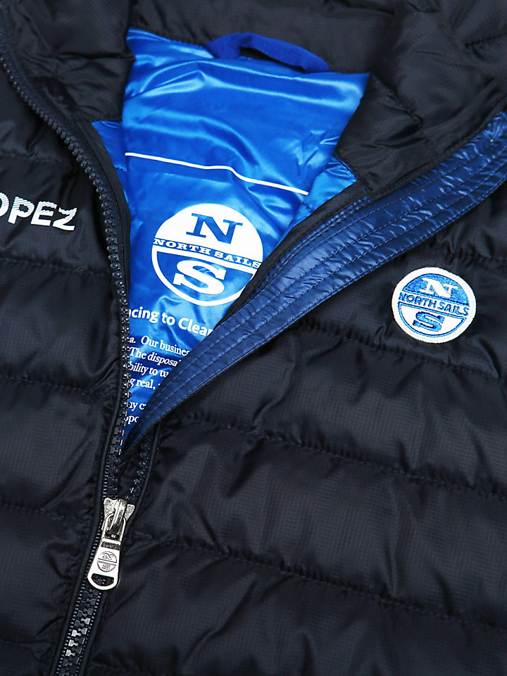 saint tropez long padded jacket