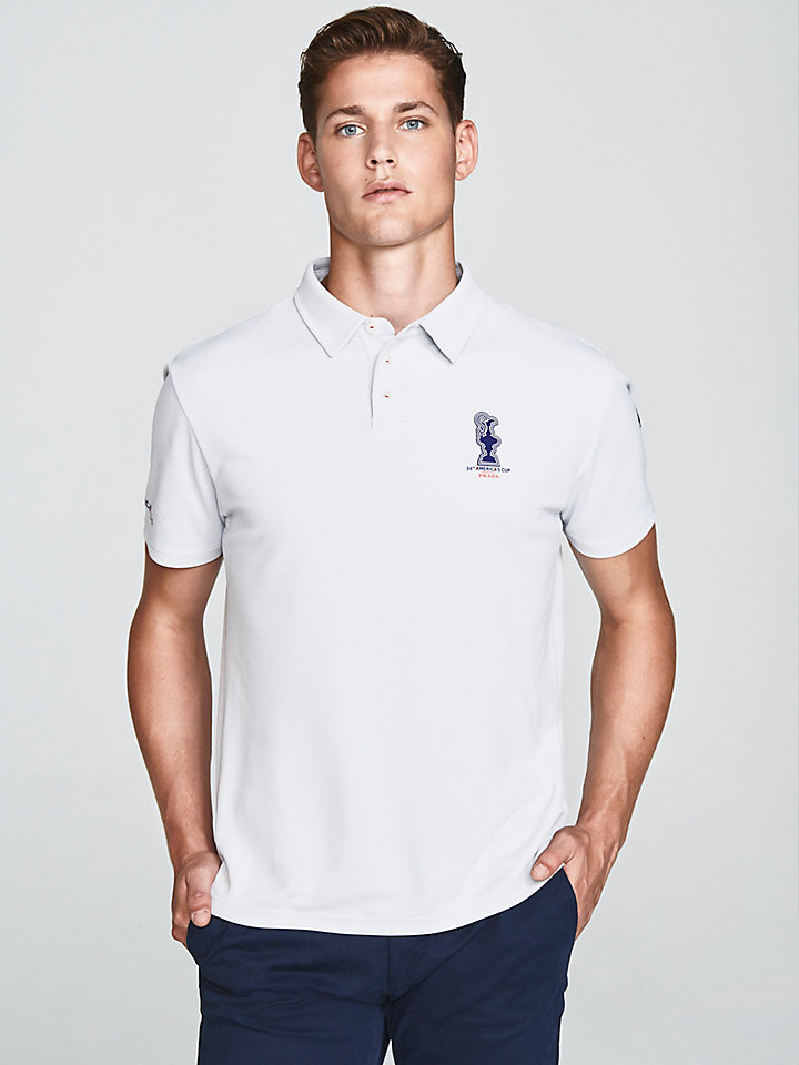 the nautical racing polo shirt