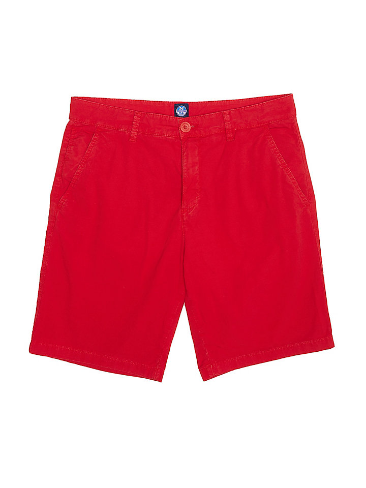 red chino shorts