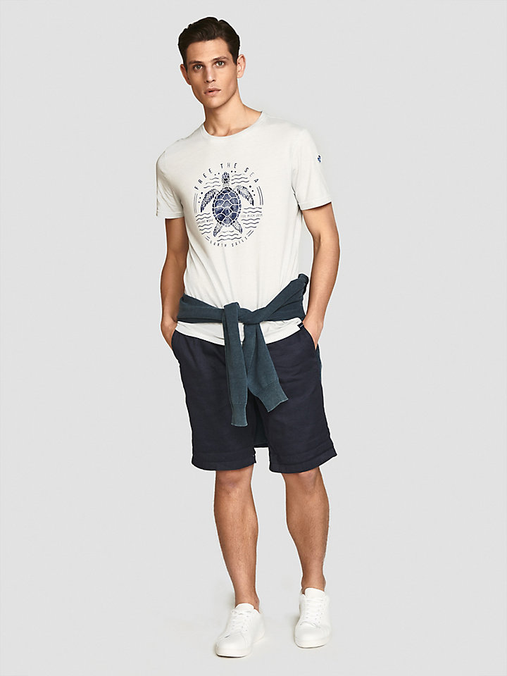 drawstring waist shorts