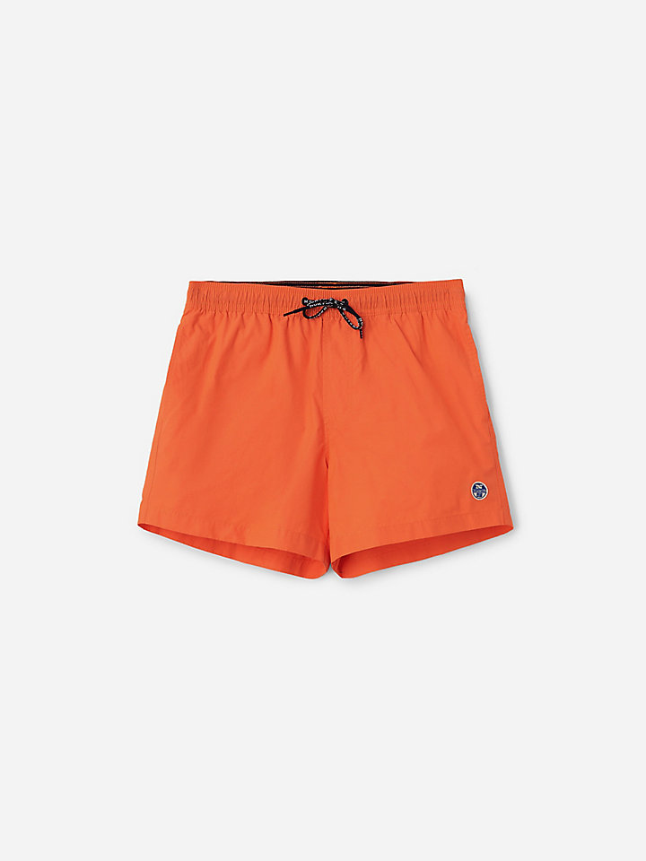 NORTH SAILS Shorts de Bain pour Hommes en Coton//Polyamide Coupe Droite /Élastiqu/ée avec Cordon de Serrage et Poches Baudrier