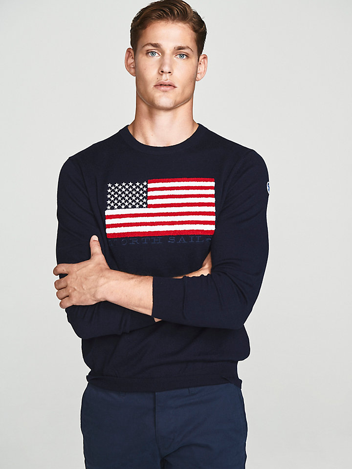 NORTH SAILS Intarsia Wool Jumper