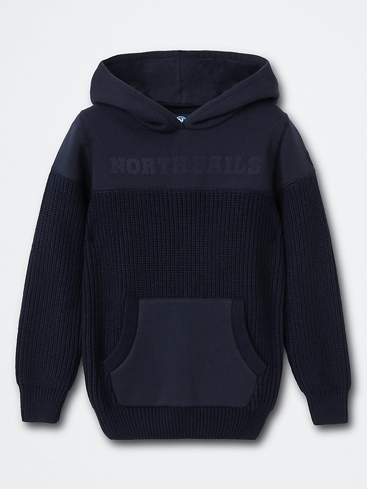 wool hooded jumper